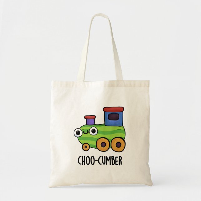 Tote Bag Chocolat Concombre Drôle (Devant)