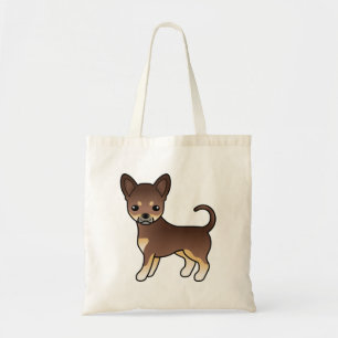 Tote Bag Chocolat Et Tan Doux Chocolat Chihuahua Cute Chien