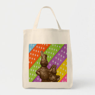 Tote Bag Chocolat lapins de Pâques