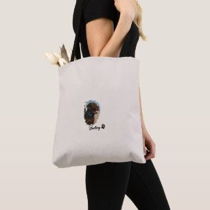 Tote Bag Chocolat mignon Labrador Chien - Bailey Cadeau p