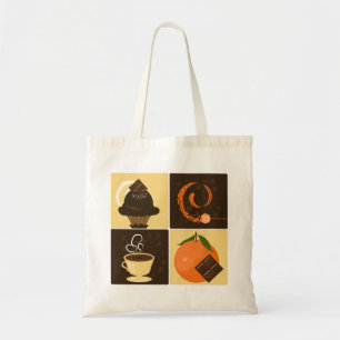 Tote Bag Chocolat orange Fourre-tout