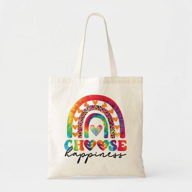 Tote Bag Choisir le bonheur (Devant)