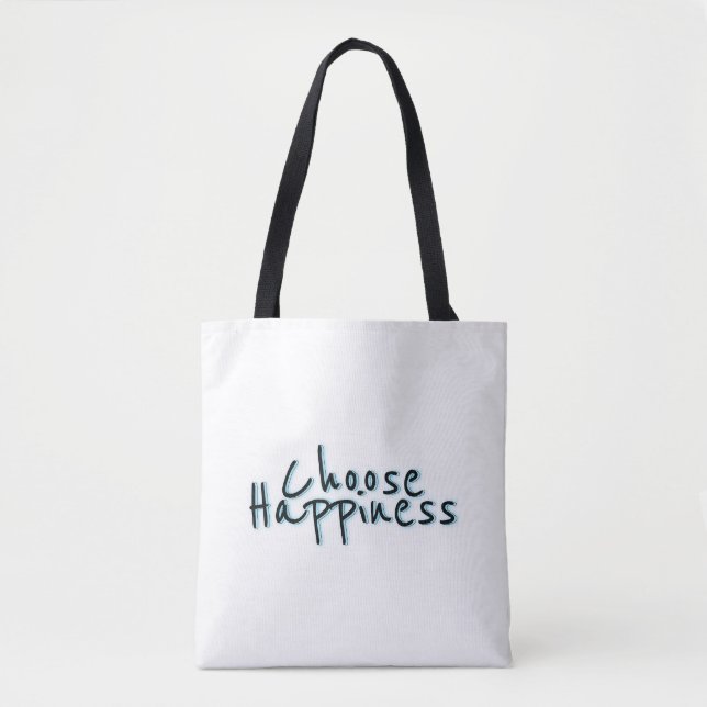 Tote Bag Choisir le bonheur #3 (Devant)