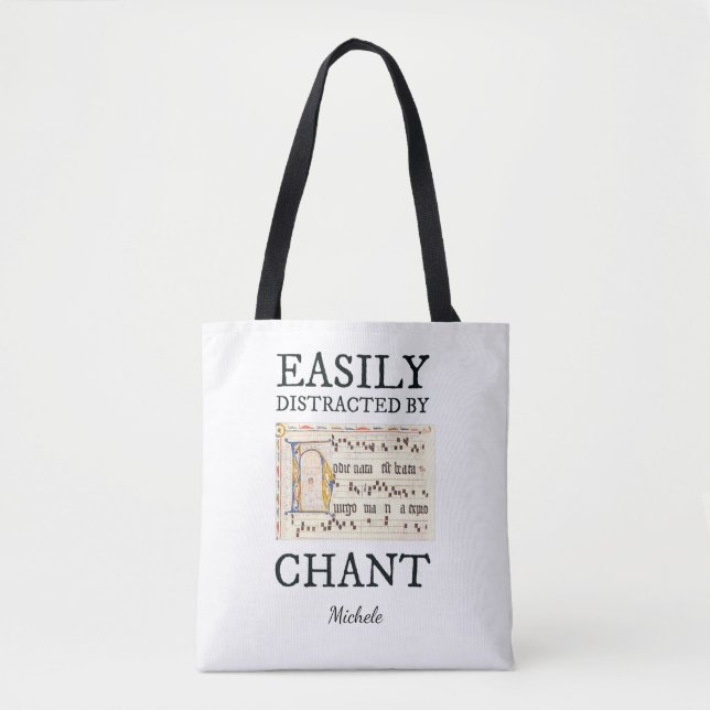 Tote Bag Chorale Catholique Chant Répétition Chant Musique (Devant)