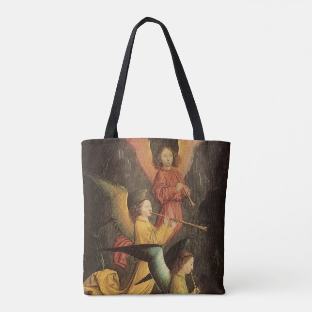 Tote Bag Chorale des anges de Simon Marmion, Art Renaissanc (Dos)