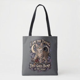 Tote Bag Chose Qui Fait Boum Dans La Nuit Chat Halloween