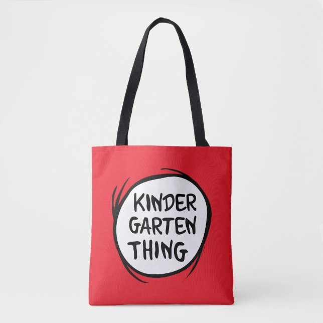 Tote Bag Chose Une Chose Deux - Chose maternelle (Devant)