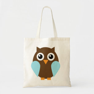 Tote Bag Chouette bleue
