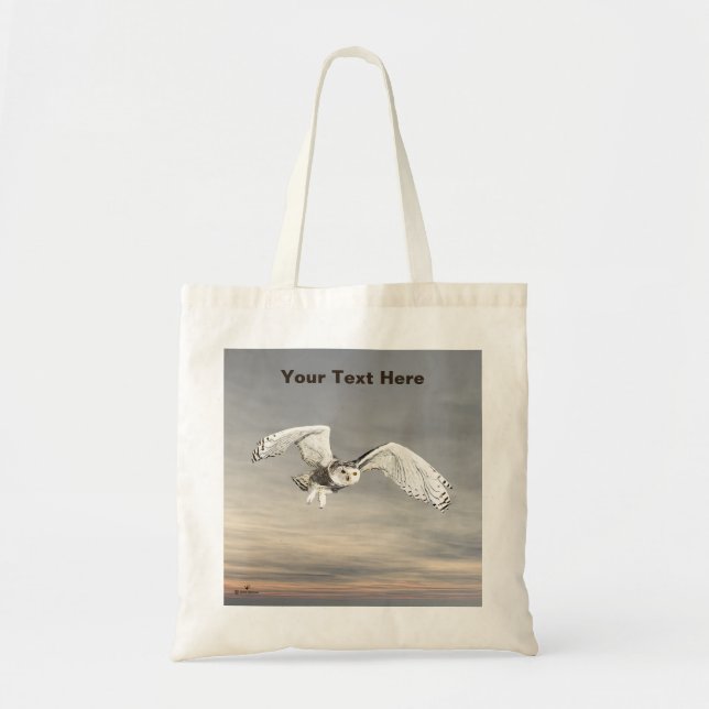Tote Bag Chouette des neiges (Devant)