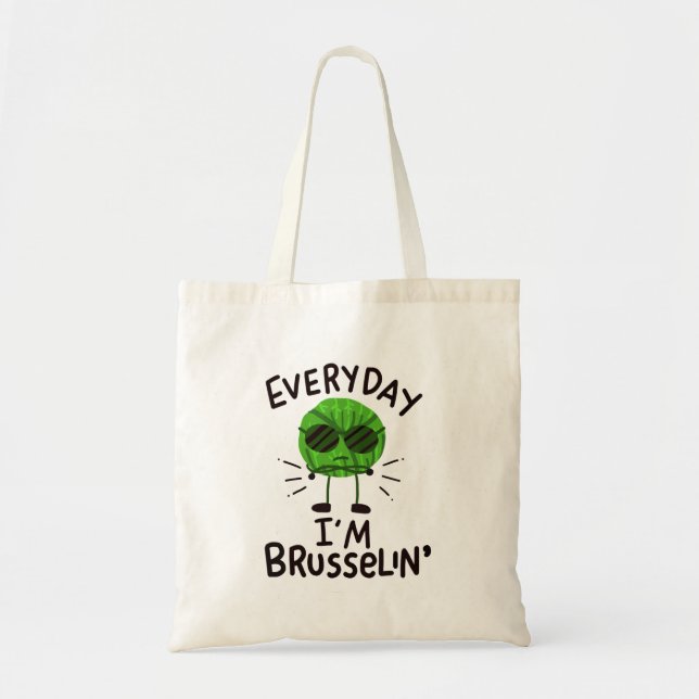 Tote Bag Choux de Bruxelles vegan (Devant)