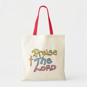 Tote Bag Chrétien ‘Louange au SEIGNEUR’ avec Croix