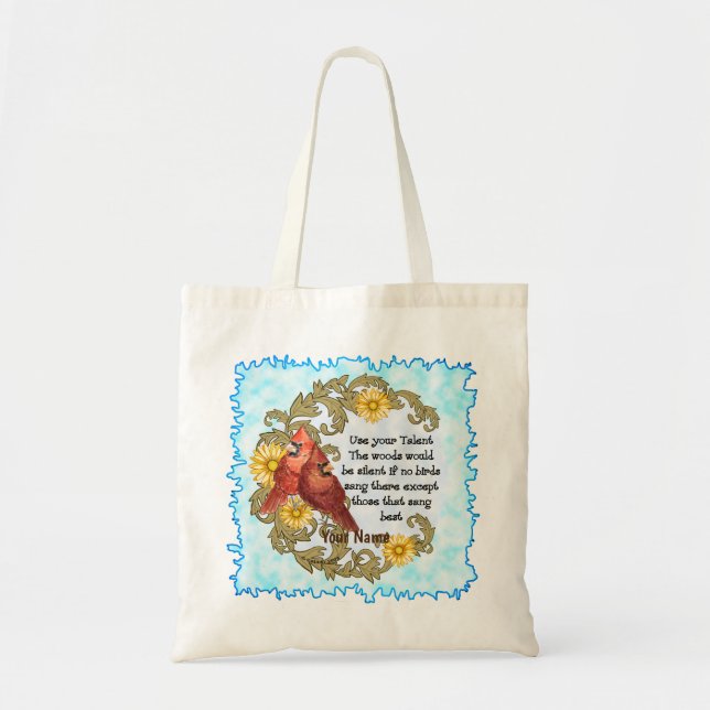 Tote Bag Christian Cardinals Talent (Devant)