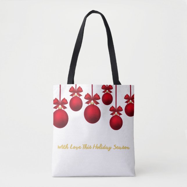 Tote Bag Christmas Gift Bags – Holiday Wrapping Décor Colle (Devant)