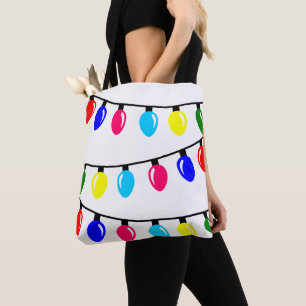 Tote Bag Christmas Lights