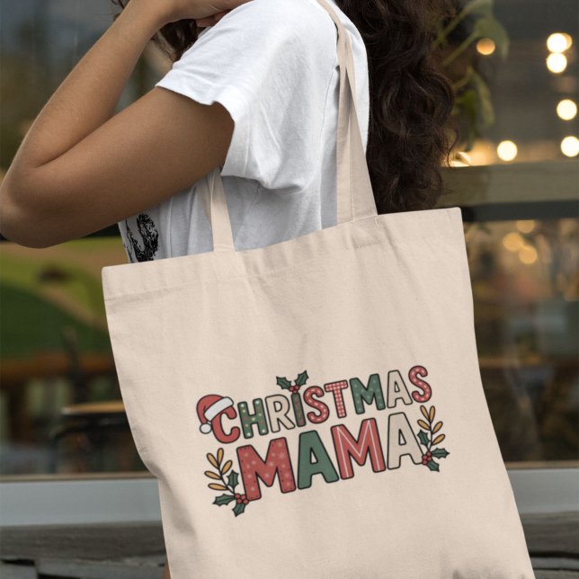 Tote Bag Christmas Mama (Créateur téléchargé)