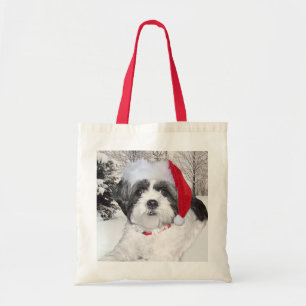 Tote Bag Christmas Shih Tzu