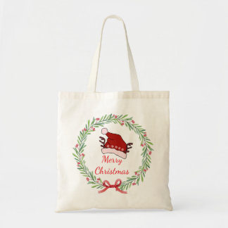 Tote Bag Christmas Tree Snowman Christmas Party I