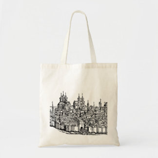 Tote Bag Chronique médiévale d'Erfurt Premium de Thuringe A