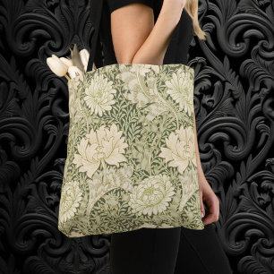 Tote Bag Chrysanthème par William Morris, Art Vintage