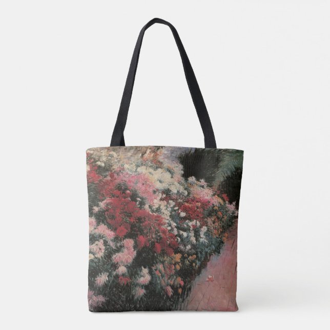 Tote Bag Chrysanthèmes par Dennis Bunker Miller, Art (Dos)