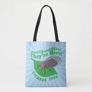 Tote Bag Cicadas 2024 Ils sont ici