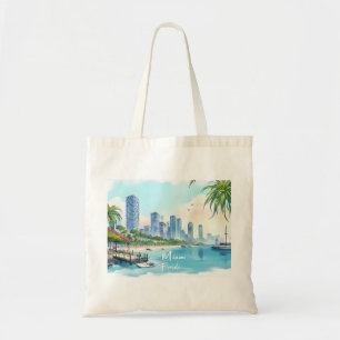 Tote Bag Ciel de Miami City Floride