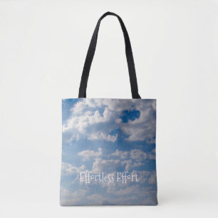 Tote Bag Cieux bleus nuageux