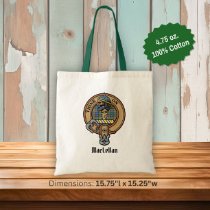 Tote Bag Cimier du clan MacLellan sur tartan ancien