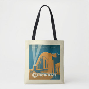 Tote Bag Cincinnati, Ohio   Terminal Union historique