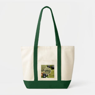 Tote Bag Cinq photos de boules de pelouse en collage photo,