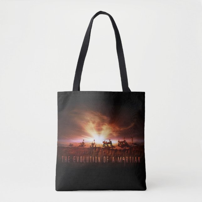 Tote Bag Cinq rovers Mars réussis (Devant)