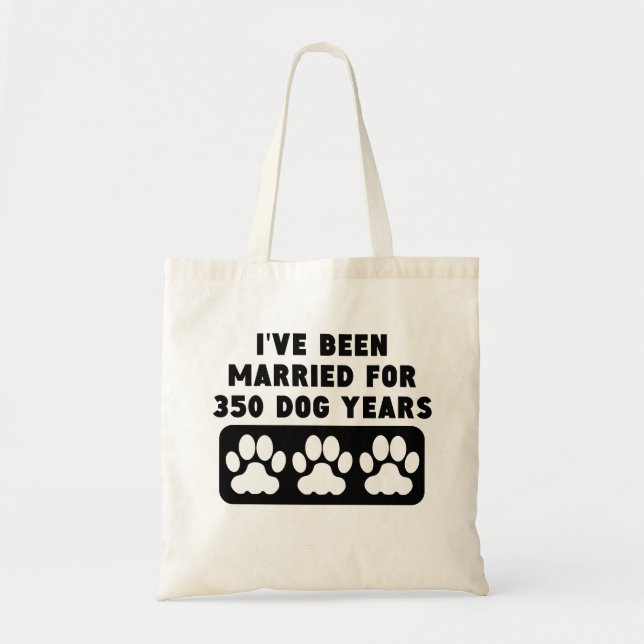 Tote Bag cinquantième Années de chien d'anniversaire (Devant)