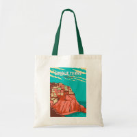 Cinque Terre Italie Travel Art Vintage