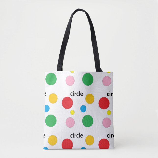 Tote Bag Circles pattern (Devant)