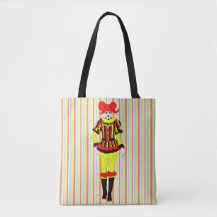 Tote Bag Circus Clown femme spectacle côté monstre horreur