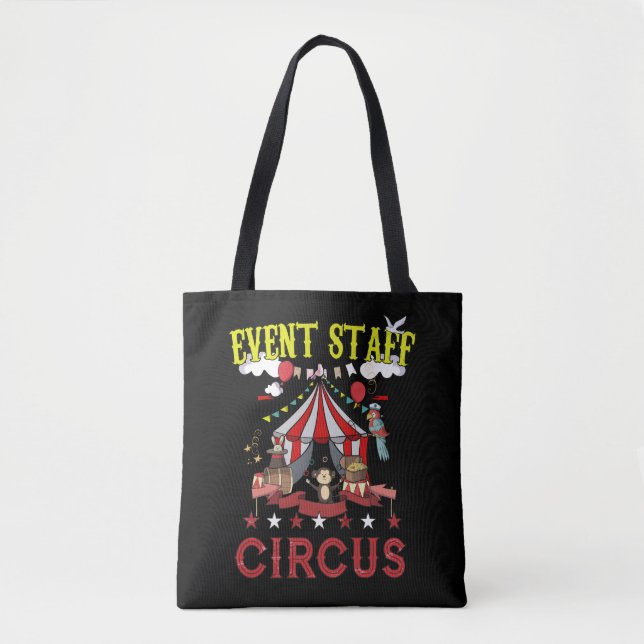 Tote Bag Circus Event Staff Fundy Party Carnival Crew (Devant)
