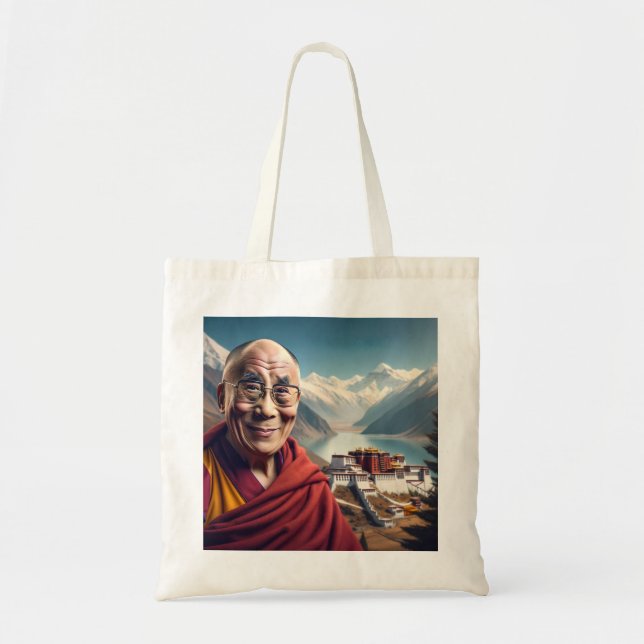 Tote Bag Citation célèbre de Dalai Lama (Devant)