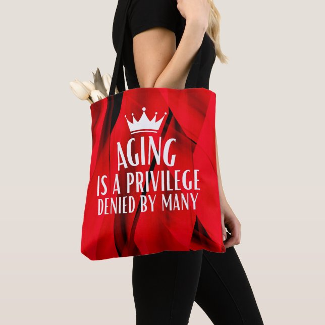 Tote Bag Citation d'appréciation Vieillissement Grand-paren (De près)