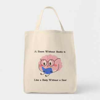 Tote Bag Citation d'art d'illustration de lecture de ver à 