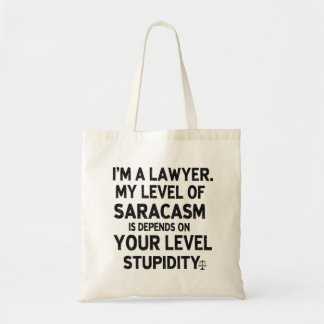 Tote Bag Citation d'avocat sarcastique