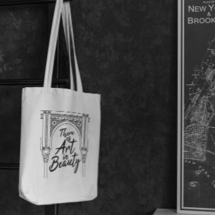 Tote Bag Citation de beauté artistique