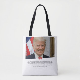 Tote Bag Citation de Donald Trump 