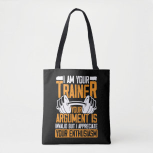 Tote Bag Citation de formation personnelle pour formateur h