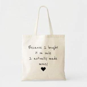Tote Bag Citation de la sacoche de transport J'ai fait de l