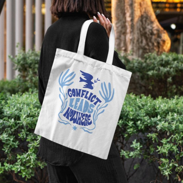 Tote Bag Citation de Peace Dove (Créateur téléchargé)