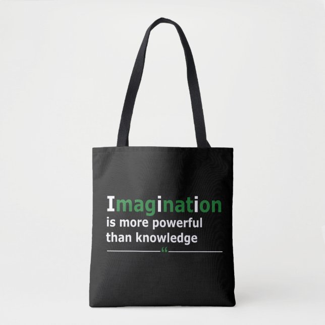 Tote Bag Citation de vie motivante (Devant)