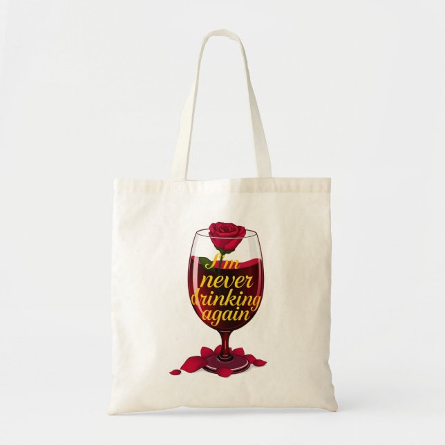 Tote Bag Citation de vin (Devant)