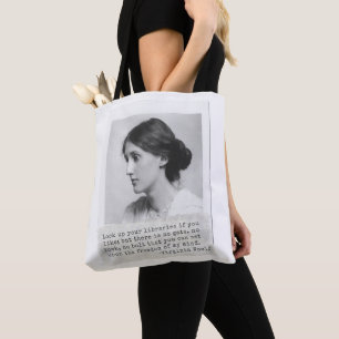 Tote Bag Citation de Virginia Woolf - Icônes de l'histoire 