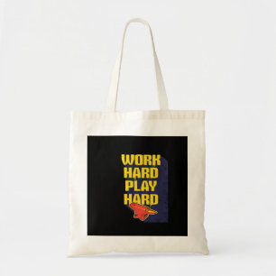 Tote Bag Citation inoubliable dur travail est de payer off 