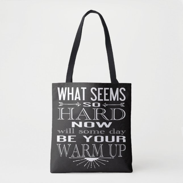 Tote Bag Citation Motivationnelle de la condition physique  (Devant)